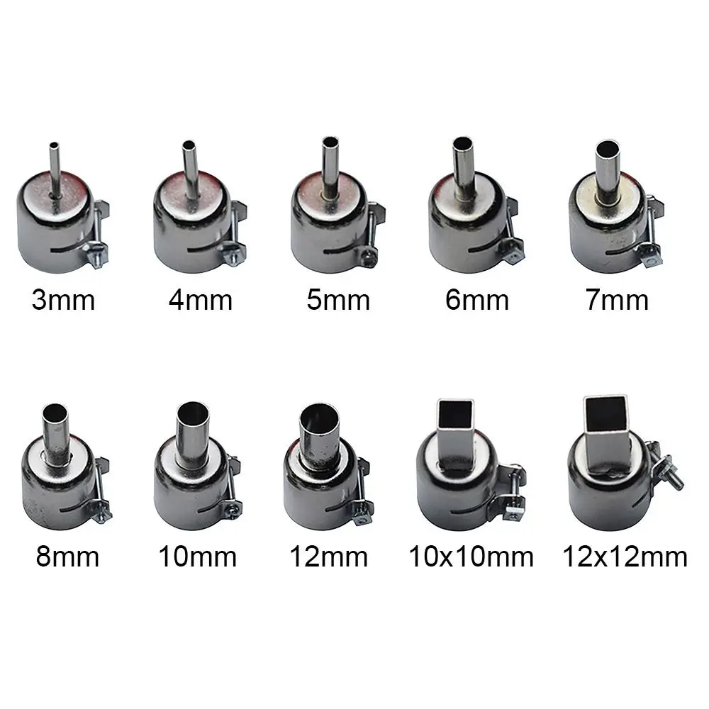 Acessórios de substituição para Hot Air Gun, reduzir o bico de vento, 850 série, 22mm, Airgun tocha, 858, 858A, 858D +, 8586