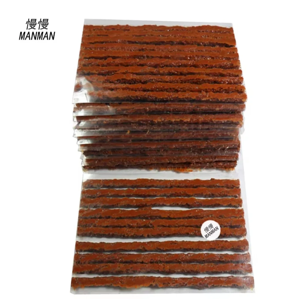 

100 vacuum tire rubber strips, quick emergency tire repair tool for cars, electric motorcycles, 4 * 100mm