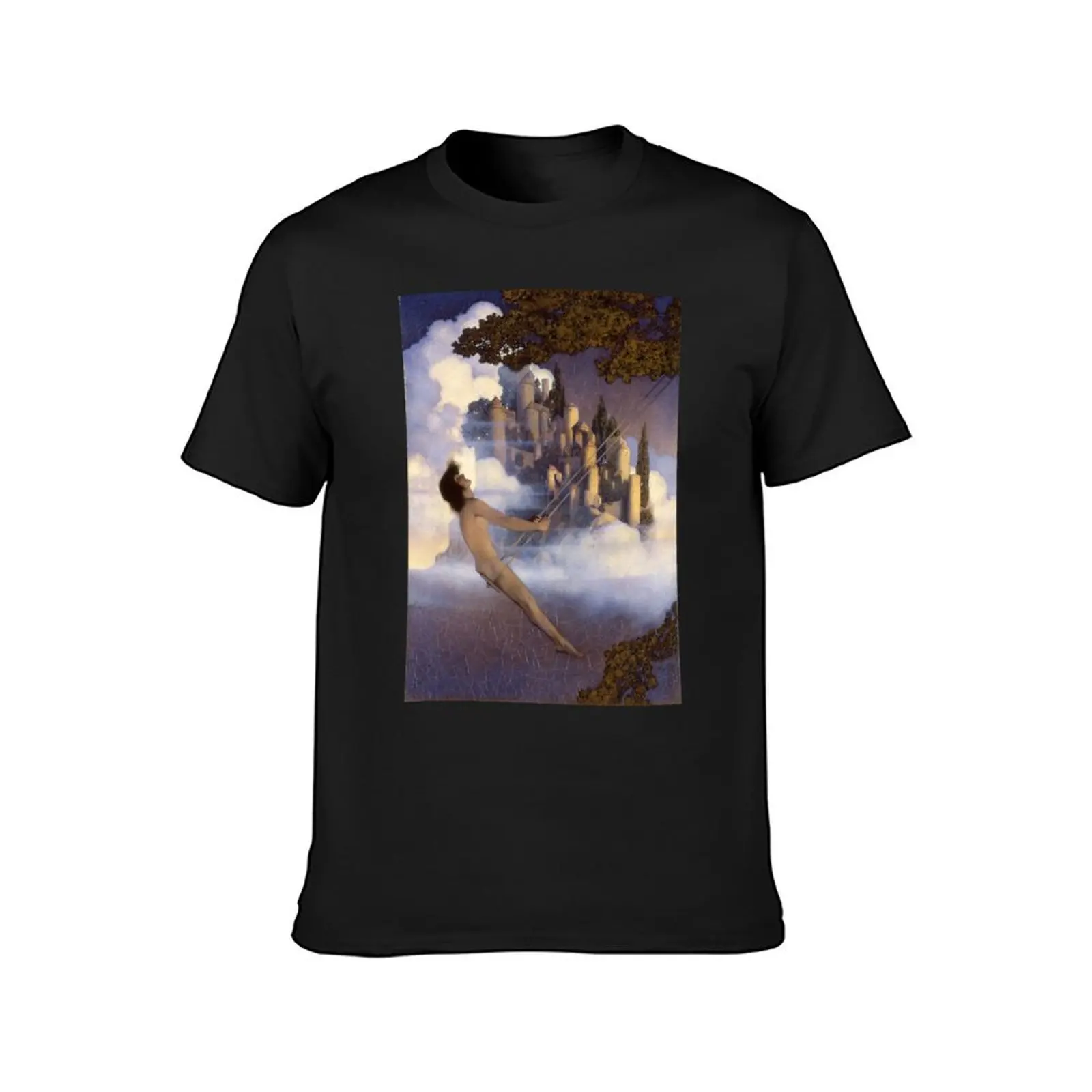 Dinky Bird. Maxfield Parish. 1904 T-Shirt anime sports fans oversized tees black t-shirts for men