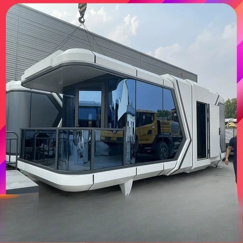 Container mobile houses, aluminum micro lodgings, space capsule villas, homestays