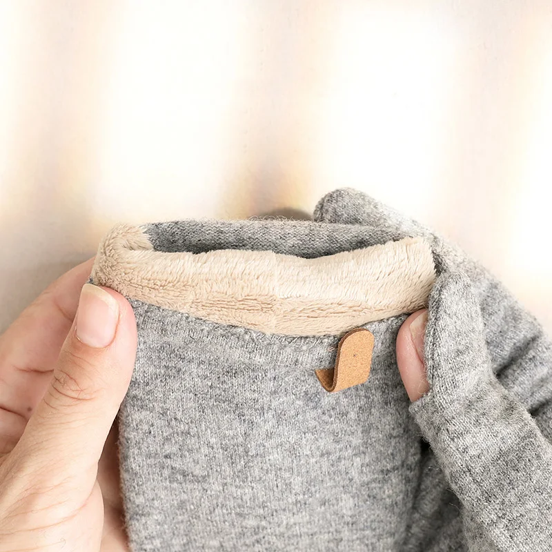 Guantes cálidos de terciopelo para montar al aire libre, manoplas coreanas de lana gruesa y Cachemira para invierno, con pantalla táctil, S138