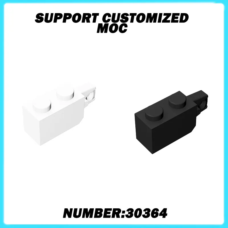 

30364 Hinge Brick 1 x 2 Locking with 1 Finger Vertical End compatible Pieces of children's DIY