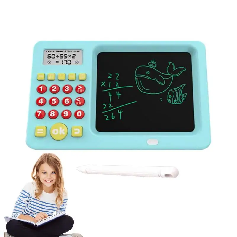 Drawing Board For Kids Electronic Oral Math Writing Calculate Doodle Pad Digital Drawing Intelligent Thinking Training Oral Earl