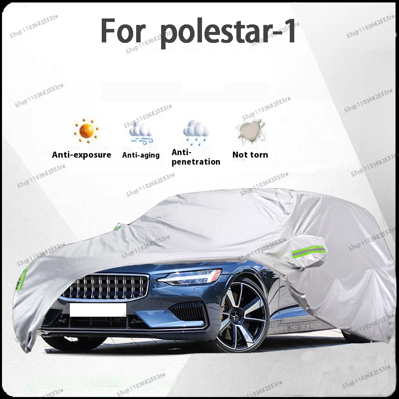 

For Polestar 1 Fit Car Cover - Waterproof, Dustproof, Sunshade (UV), Snowproof | Silve Full Cover with All-Day Protection