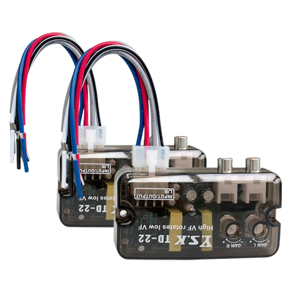 

Speaker to Line Level Converter for Car Amplifier High to Low Frequency Delay Function Clear Audio Signal Conversion