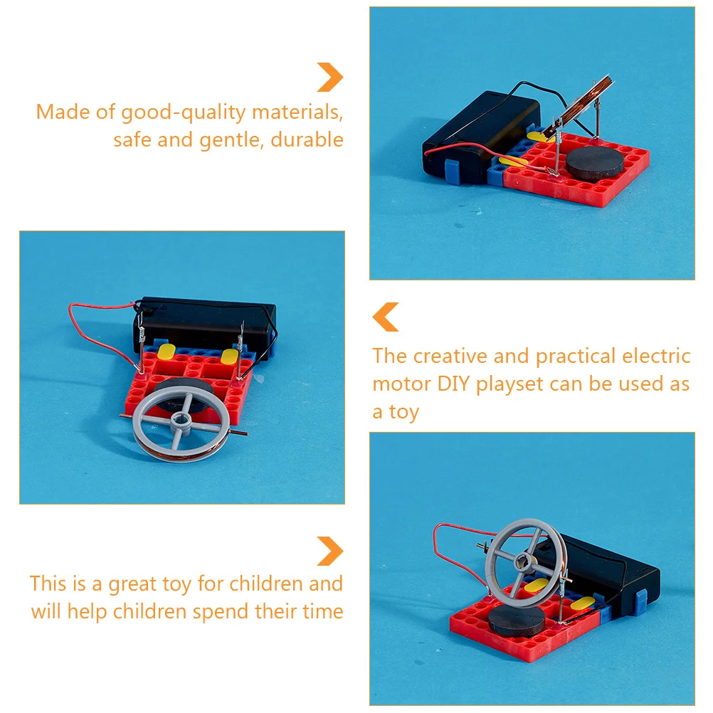 Homemade Electric Motor Creative Toy DIY Plaything Playset Kids Educational Children’s Toys