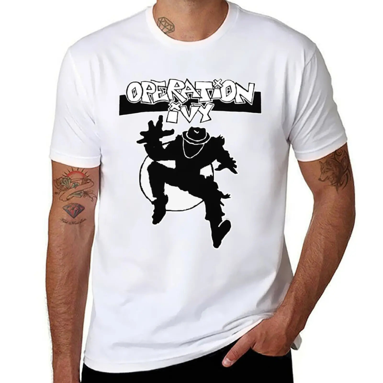 

guillotine jump operation ivy T-Shirt man t shirts cotton cotton t shirts high quality T-Shirt