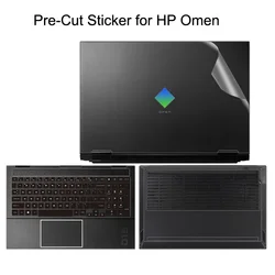 Pre-Cut No Residue Vinyl Sticker Decal Skin for HP Omen 2022 2023 15.6 wf xf en ek ce ck 16.1 17.3 Transcend Gaming Laptop 16t-u