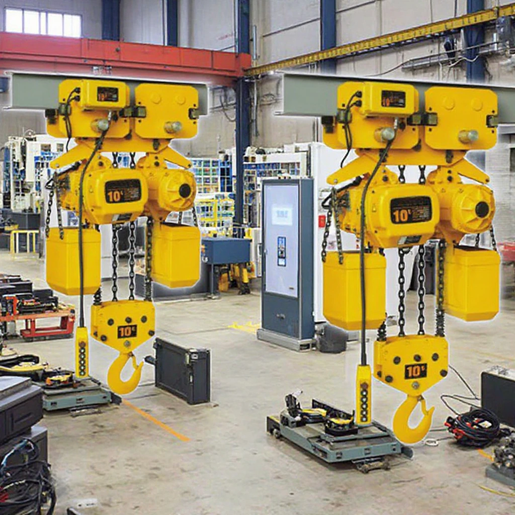 

Easy Integration Electric Chain Hoist With Motor for Various Power Sources for Gantry Crane Use