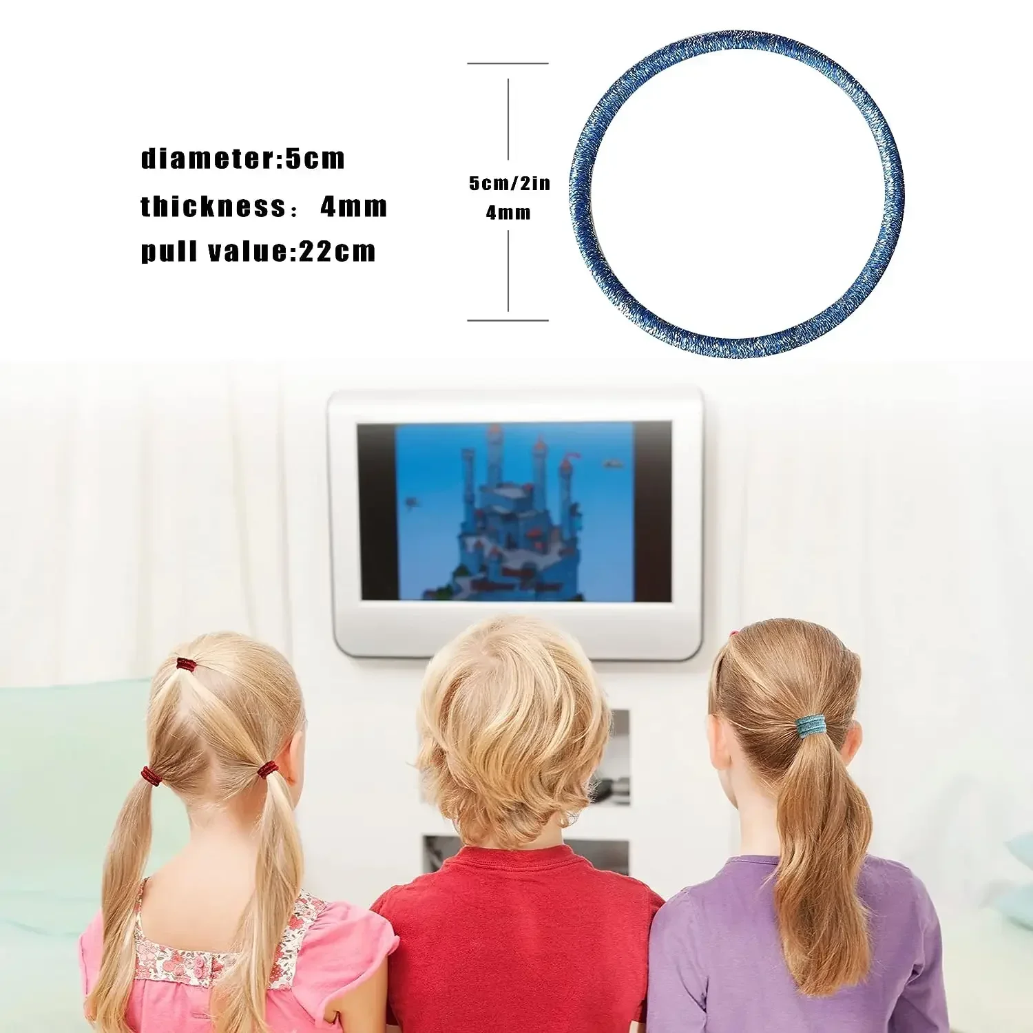 Rubber Bands Hair 20/50/100cs Women Girls Hair Tie Ropes Elastic Hairband Ponytail Holders Headbands Scrunchies - Image 4