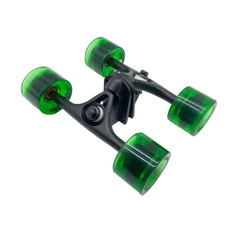 7inch Longboard Skateboard Truck Wheels Complete 70mm PU wheels 78A ABEC 9 Bearing Kit