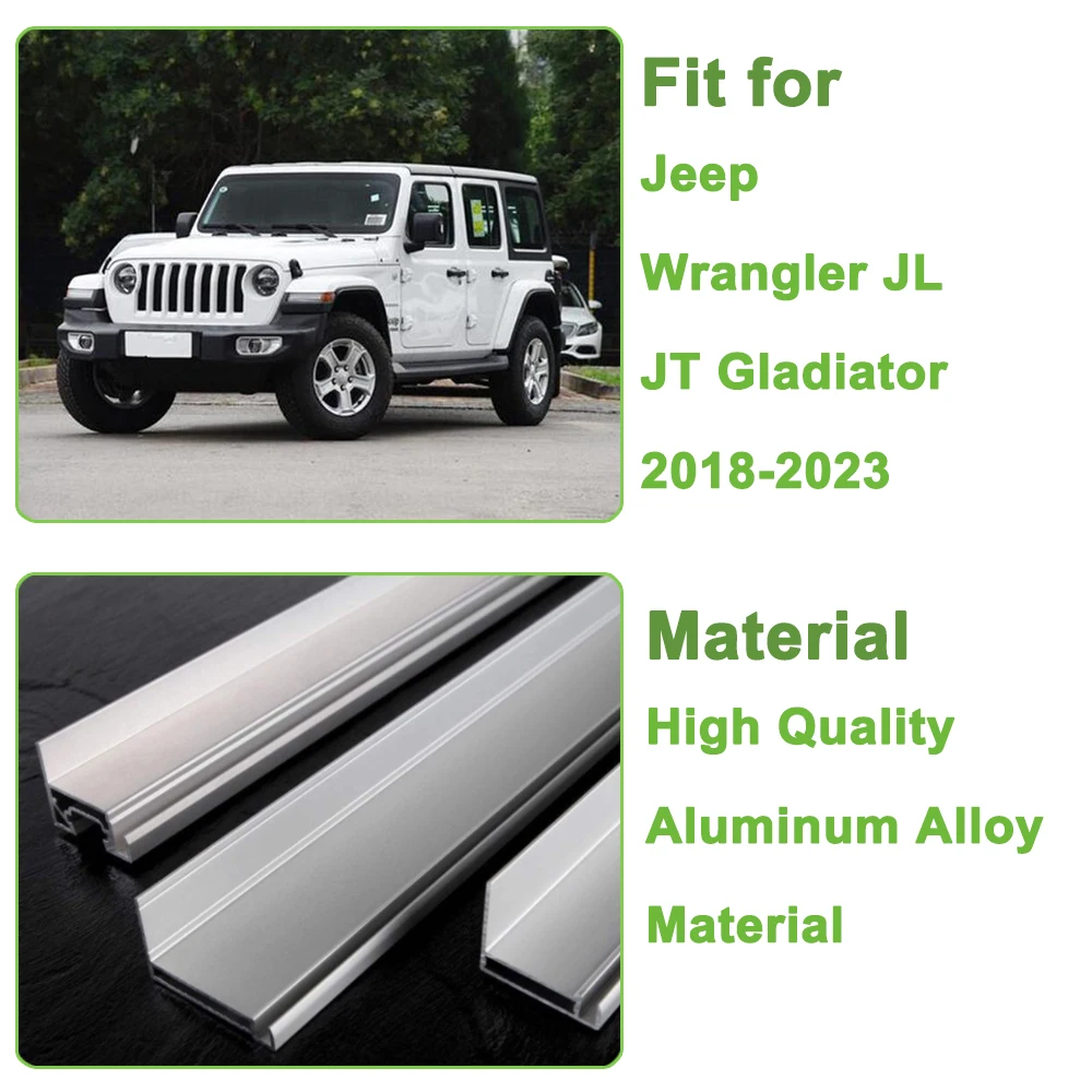 Tampa do caso chave do carro Shell, substituição interior, guarnição para Jeep Wrangler JL JT Gladiator, 2018, 2019, 2020, 2021, 2022, 2023