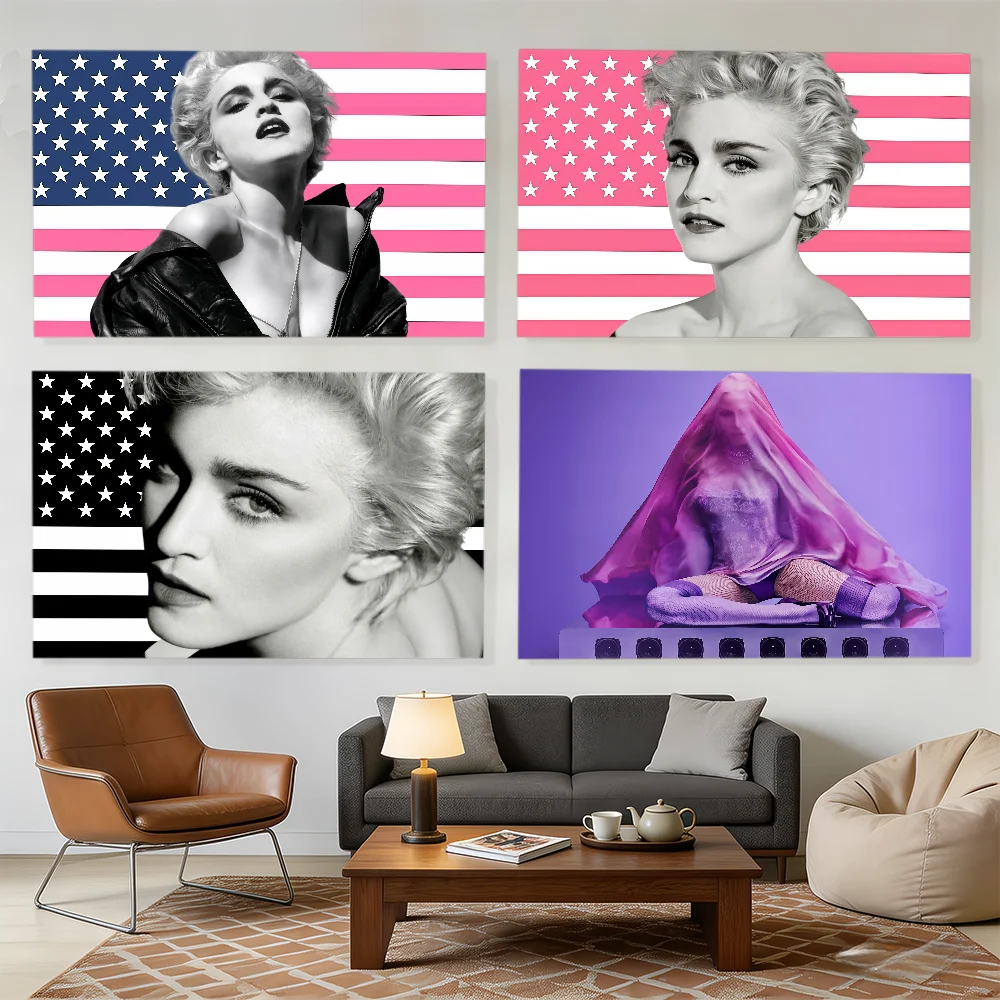 Singer M-Madonna-A flag Decorative Banners Suitable For Outdoor Camping Family Parties And Garden Walls Gift