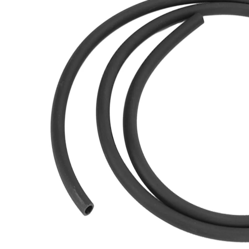 1m/3.28ft Windshield Washer Hose PP+Rubber Universal Windshield Wiper Hose Black Vehicle Washer System Parts Auto Garage Service