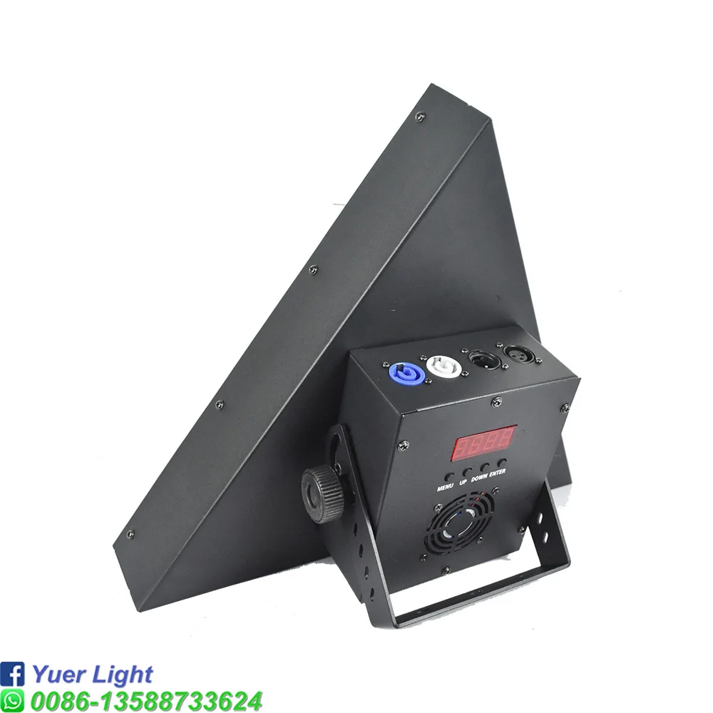 Luz de palco multifuncional, potência de 200W, COB e RGB LED, controlo DMX512, ideal para eventos e espetáculos, performances de palco