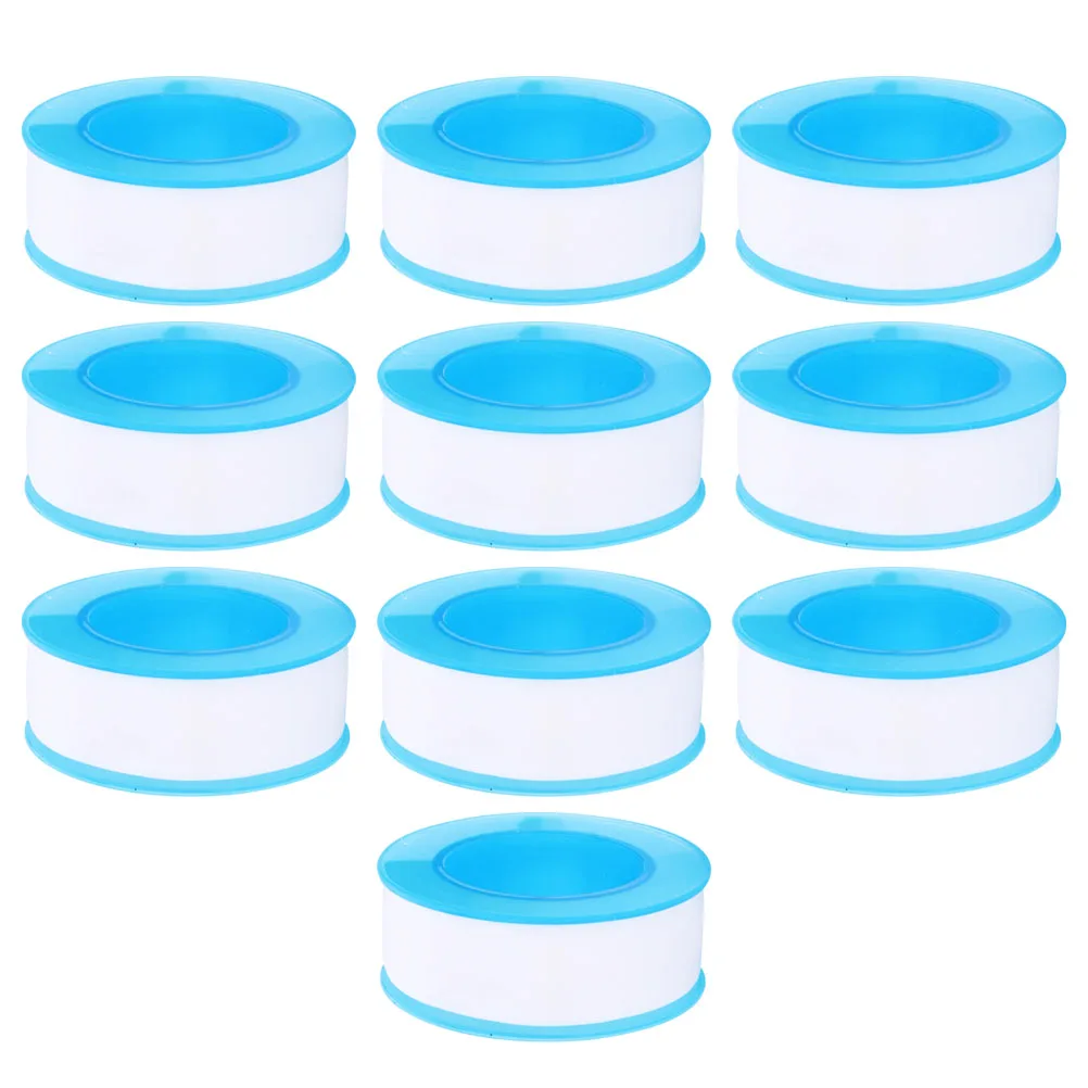 

10pcs PTFE Tape Sealing Raw Material Waterproof Pipe Rubberized Leak White Seam Duct Repair Plumbers Extra Strong