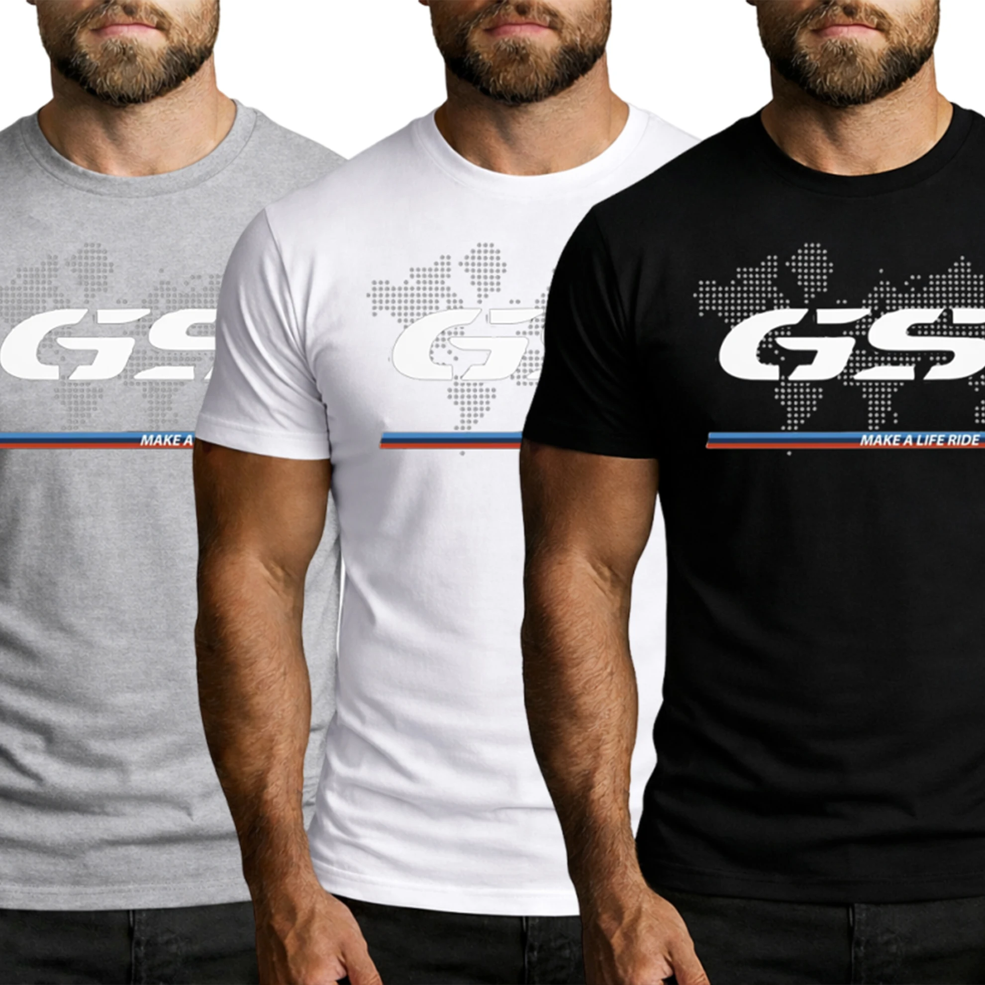 Soft Cotton GS Adventure Motorrad T-Shirt for Motorcycle Lovers Stylish and Comfortable for All-Day Riding and Casual Wear