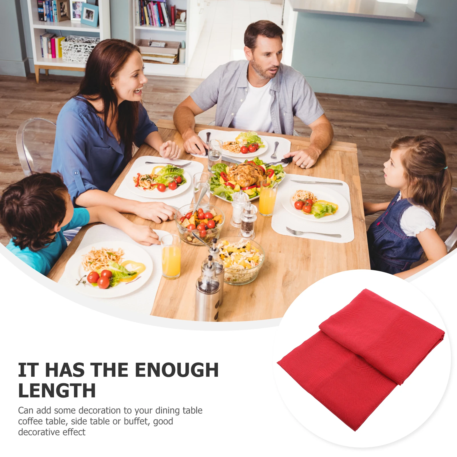 

North European Style Tablecloth White proof Cover for Home Party Holiday Pure Color Long Size Fits Dining Tables Cloth
