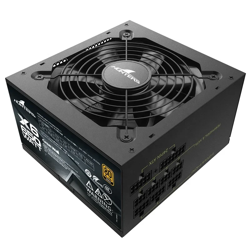 Great Wall Rated 650W X6 Power Source Gold Medal Full-mode Computer Power Supply 650 W X6 Power Supplies for Desktop PC Computer