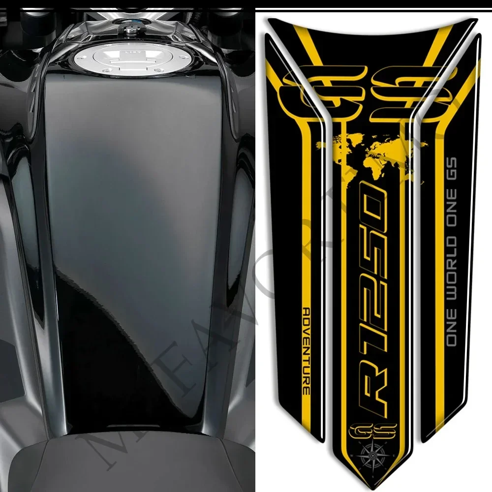 Extender Fairing Fender Tanque 3D Pad Adesivos, ADV Aventura Protector, BMW R1250GS, R1250, R 1250, GS, GSA, HP, Extensão