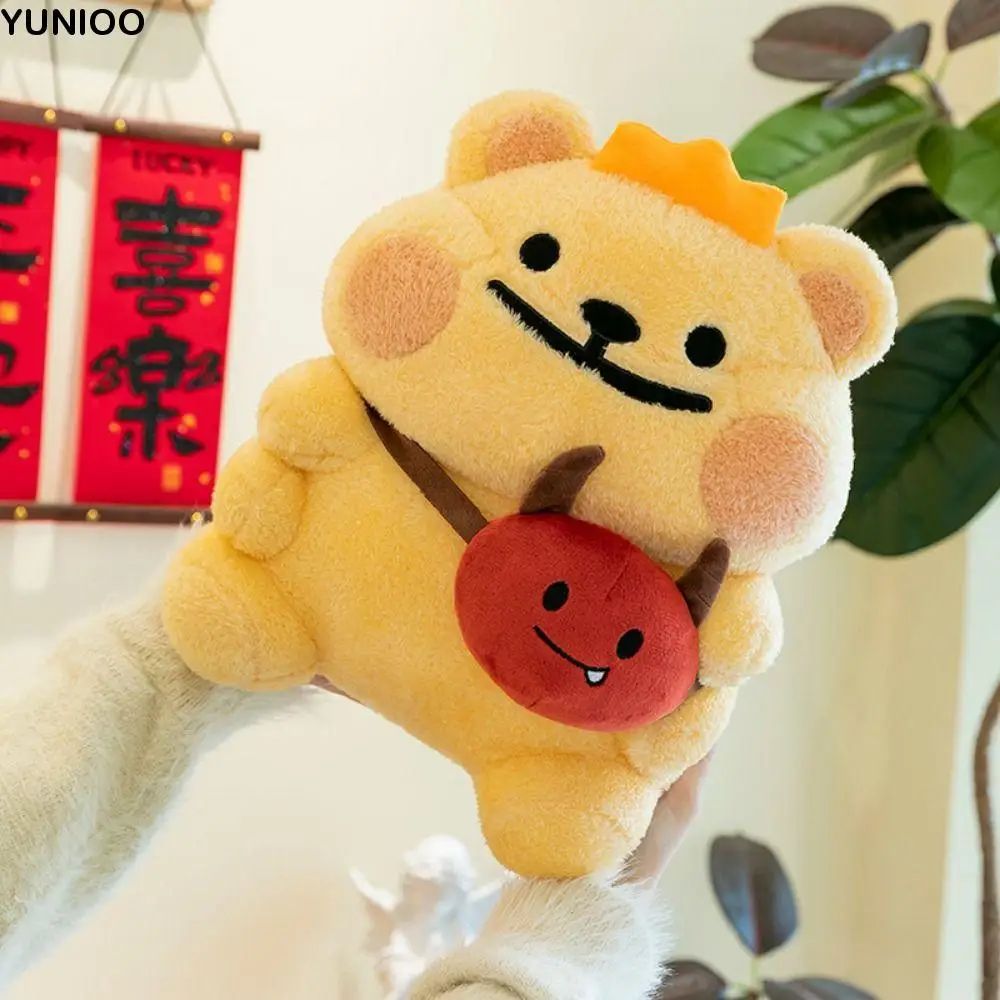 Creatieve PP Katoen Bearis Bug Knuffel Pluizige Zachte Pluche Beer Pop Comfortabele Ins Beer Gevulde Plushie Pop Versieren Aanwezig