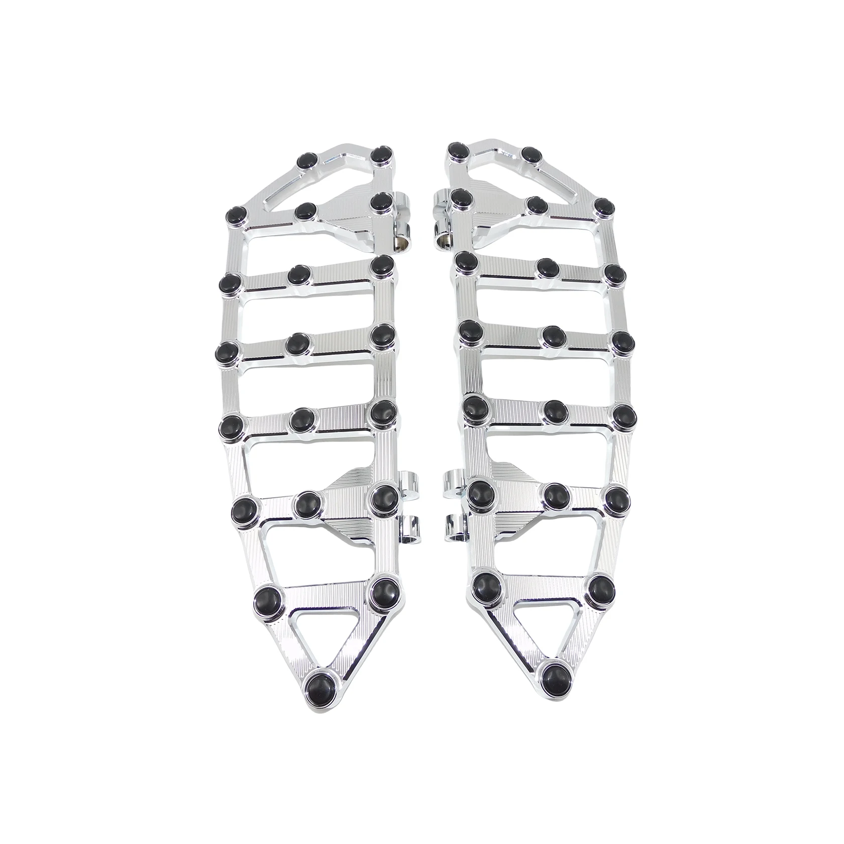 Motorfietsrijder Uitgebreide voorste vloerplanken CNC voetsteunen voetsteunen voor Harley Touring Softail Street Electra Glide Road King FL