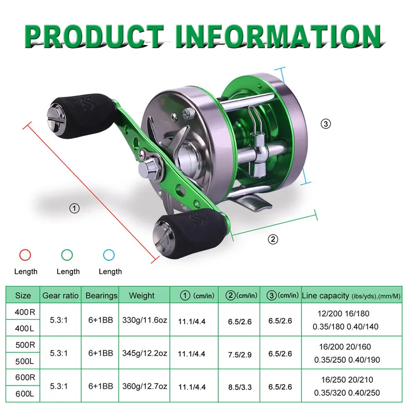 Sougayilang XLT Carrete Baitcasting para Pesca en Mar - imagen 3