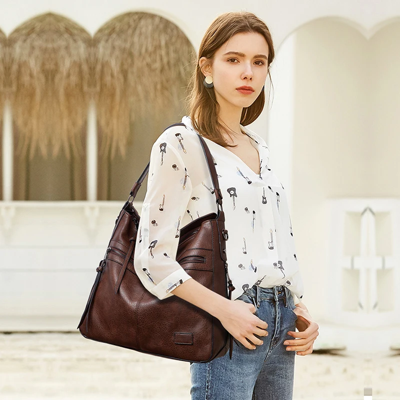 Women Handbags Female Designer Brand Shoulder Bags for Travel Weekend Outdoor Feminine Bolsas Leather Large Messenger bag Winter