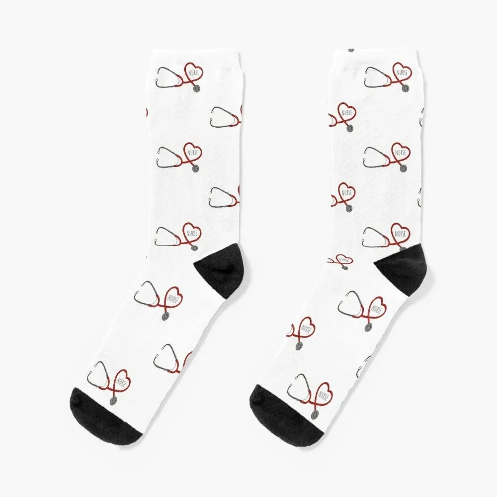 Nurse Stethoscope Socks cycling sheer Man Socks Women's