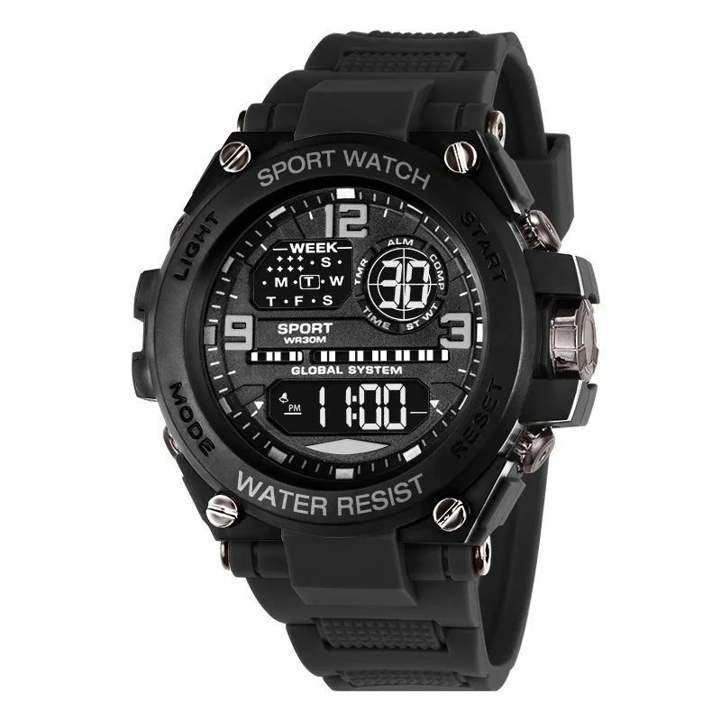 MAYZHISU Top Luxury Electronic Watch for Man Outdoor Men's Sports Watches Stopwatch Waterproof Calendar Kids Digital Clock Gift