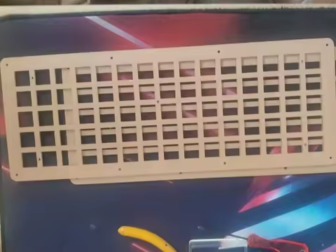 NEWOrtho C48/60/75 Planck Mechanical Keyboard Kit Custom Stacking Hotswap Wired Support QMK/VIAL Sandwich Structure Hands on Set