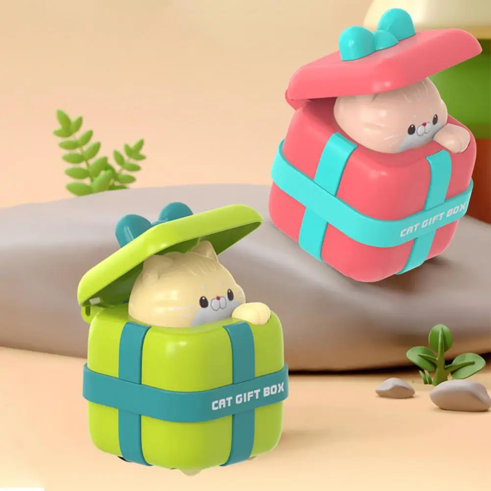 Regalo per bambini auto giocattolo inerzia auto giocattolo per bambino Press-to-go Mini auto da corsa con simpatico cartone animato gattino per ragazzi per bambini