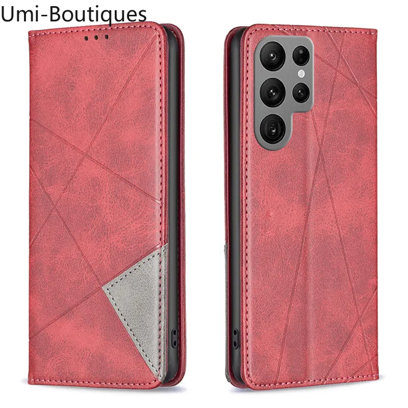 Чехол для Samsung Galaxy S25+ с магнитным кошельком, кожаный флип-чехол для телефона Samsung S25 Ultra S24 S23 FE S22 Plus 5G, чехлы Capa