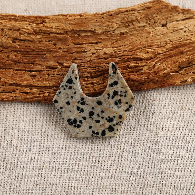 B&F Handmade Zebra Jasper  Pendants, Genuine Natural stones beads, Unique Stones for jewelry & DIY Earring Beads