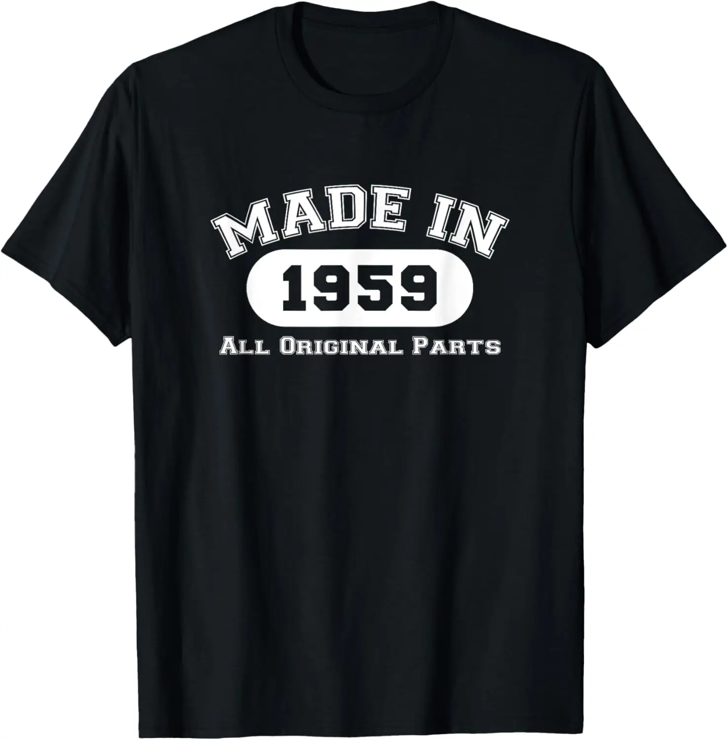 Hergestellt im Jahr 1959: Alle Originalteile. Lustiges Geschenk-T-Shirt zum 63. Geburtstag