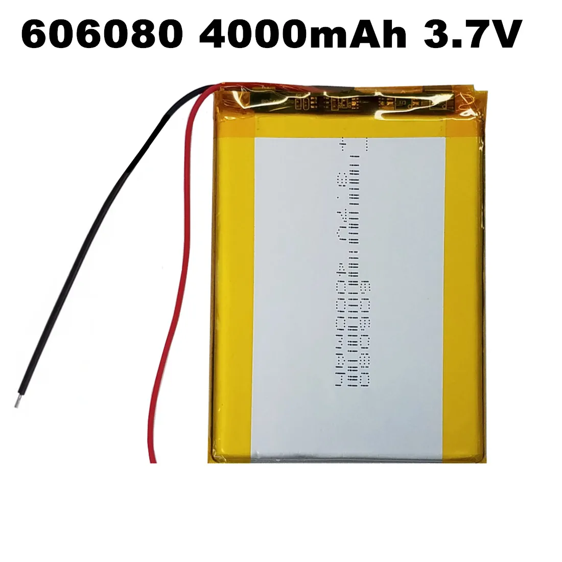 1-10 PCS 3.7V 4000mAh 606080 lithium-ion Li-Polymer Rechargeable Battery For mobile power bank charge treasure tablet pc PAD GPS