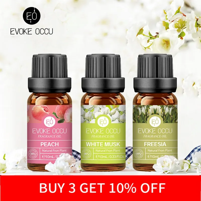 EVOKE OCCU 10ML Fragrance Oils,Undiluted Persistent Perfume Oil for Home Diffuser, Humidifier, DIY Perfume, Candle and Soap