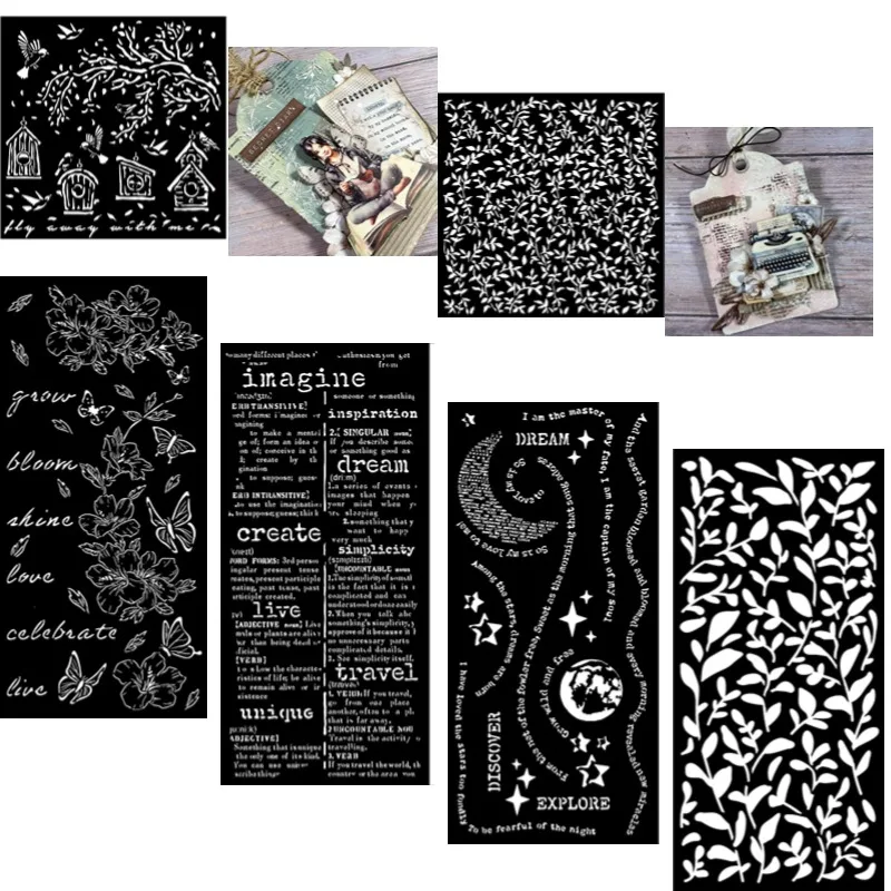 Garden Nest Flowers And Butterfly Metal Cutting Frame Stencils 2025 New Templates DIY Scrap Booking Paper Making Crafts Cuts