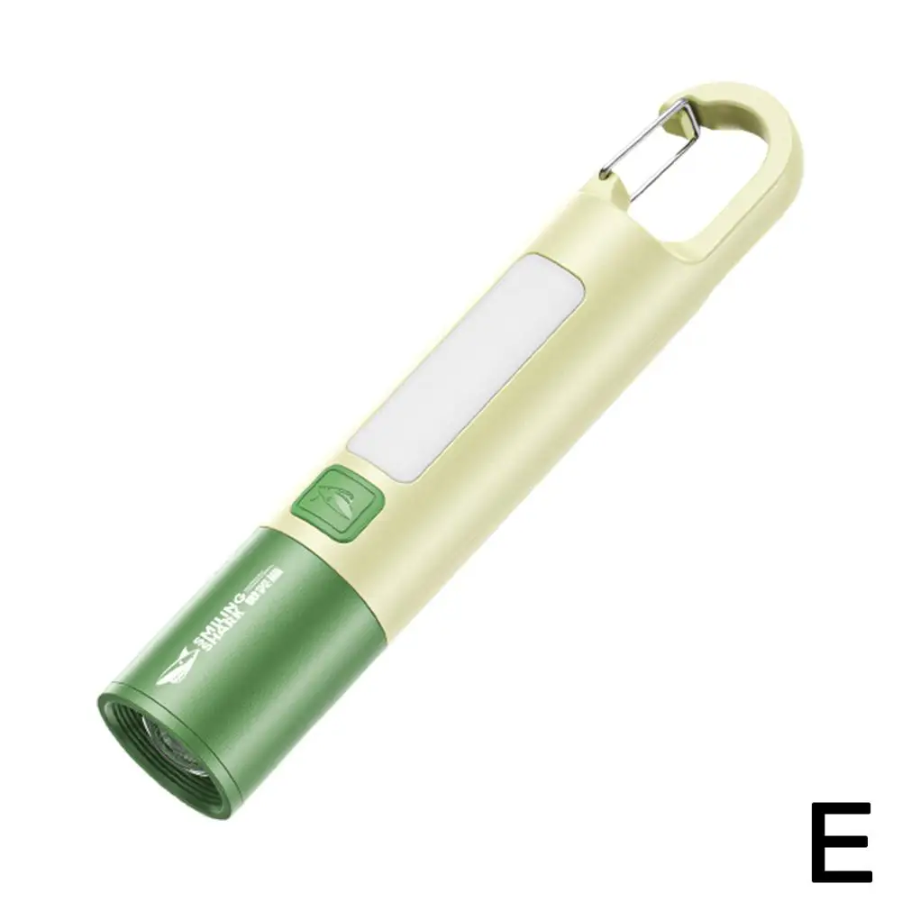 1PC Super Bright LED Flashlight Outdoor Telescopic COB Floodlight Rechargeable Flashlight Waterproof Zoom USB Light Camping R4W0