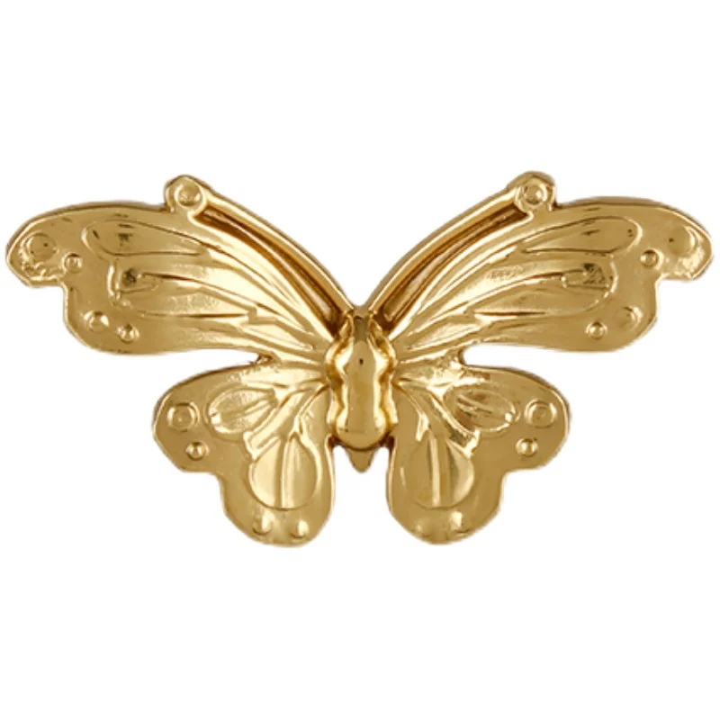 

8PCS Solid Brass Butterfly Design Furniture Pulls Handles Drawer Knobs Cupboard Wardrobe Closet Dresser Cabinet Pulls Decoration