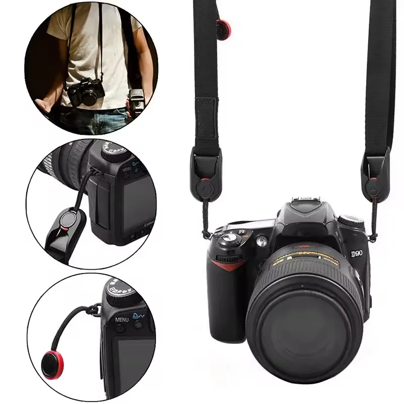 

Both Shoulders Photography Bag with Quick Camera Neck Strap Photography Micro single Kuaishou camera shoulder strap