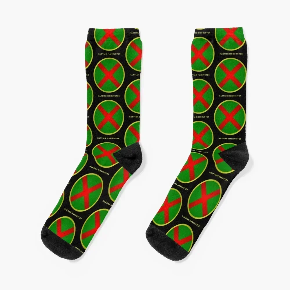 

Martian Manhunter New Logo design Socks sheer FASHION Hiking boots sports and leisure Man Socks Women's
