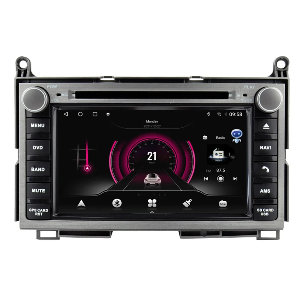 2 DIN Android 13 Car radio multimedia player FOR TOYOTA Venza 2008-2012-2023-2050 car stereo autoradio GPS navigation auto audio