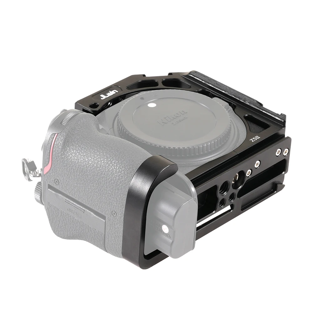 FOTGA Z5II Gabbia per fotocamera per Nikon Z5 II Maniglia laterale per fotocamera Impugnatura superiore Piastra a sgancio rapido Gabbia Rig Kit Telaio video protettivo