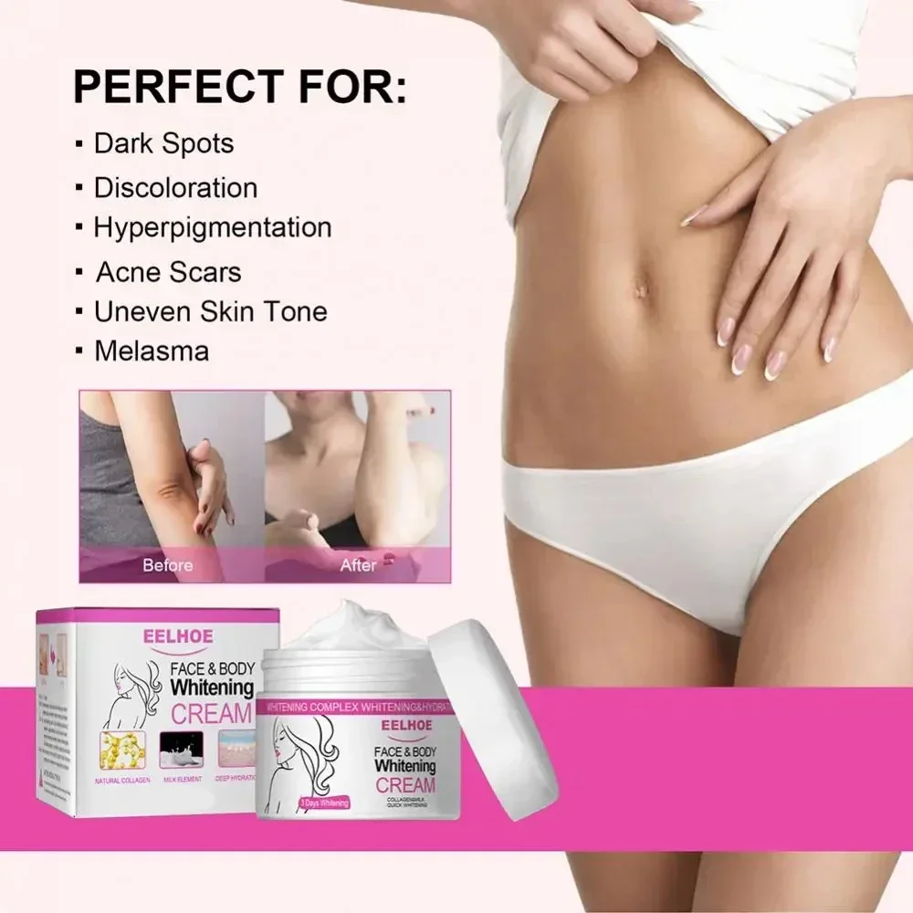 

Quickly Whitening Cream Private Parts Dark Skin Underarm Brightening Cream Inner Thighs Elbows Bleach Joint Remove Melanin Cream