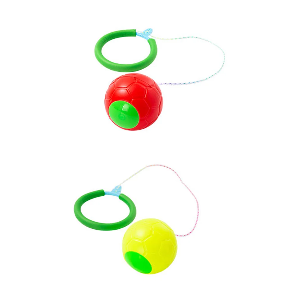 2 Pcs Sponge Ring Jumping Ball Infant Swing Toys Skipping Balls Outdoor Leg Ankle Rope Game Baby