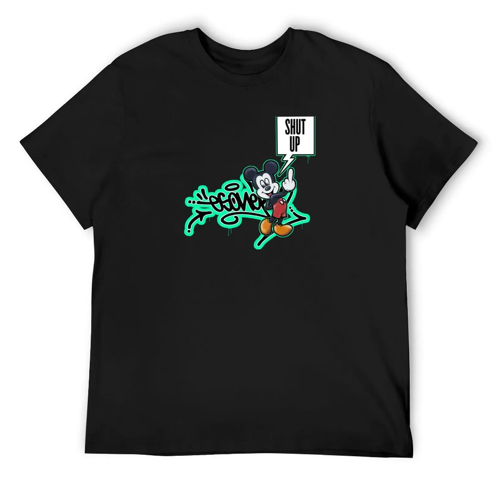 Футболка SHUT UP MOUSE ESONER TAG URBAN GRAFFITI STREET STYLE, новые подарки и футболки, мужские футболки