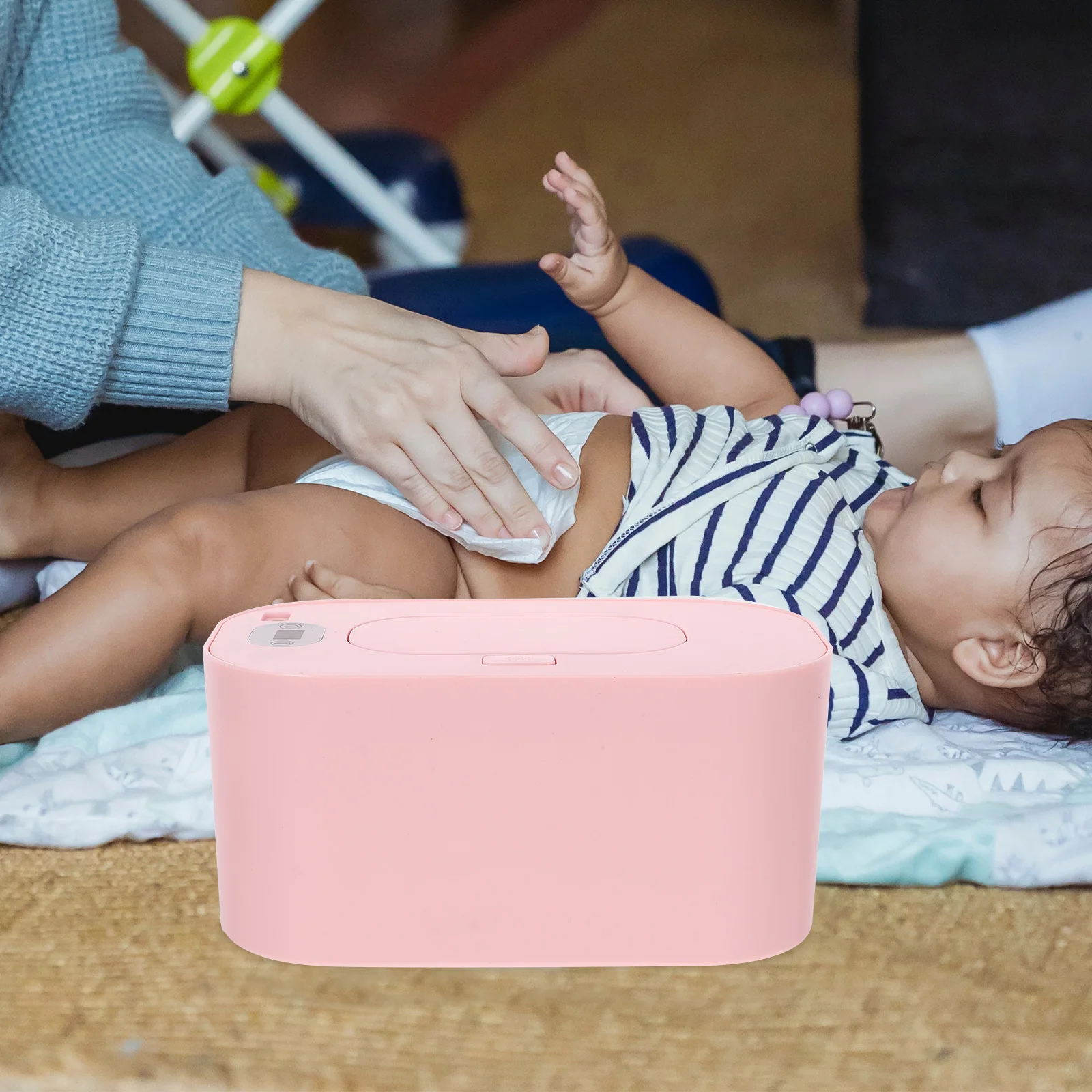 대용량 물티슈 히터 아기 물티슈 워머 ABS 히팅 박스 미끄럼 방지 베이스 저전력 절약형 따뜻한 물티슈