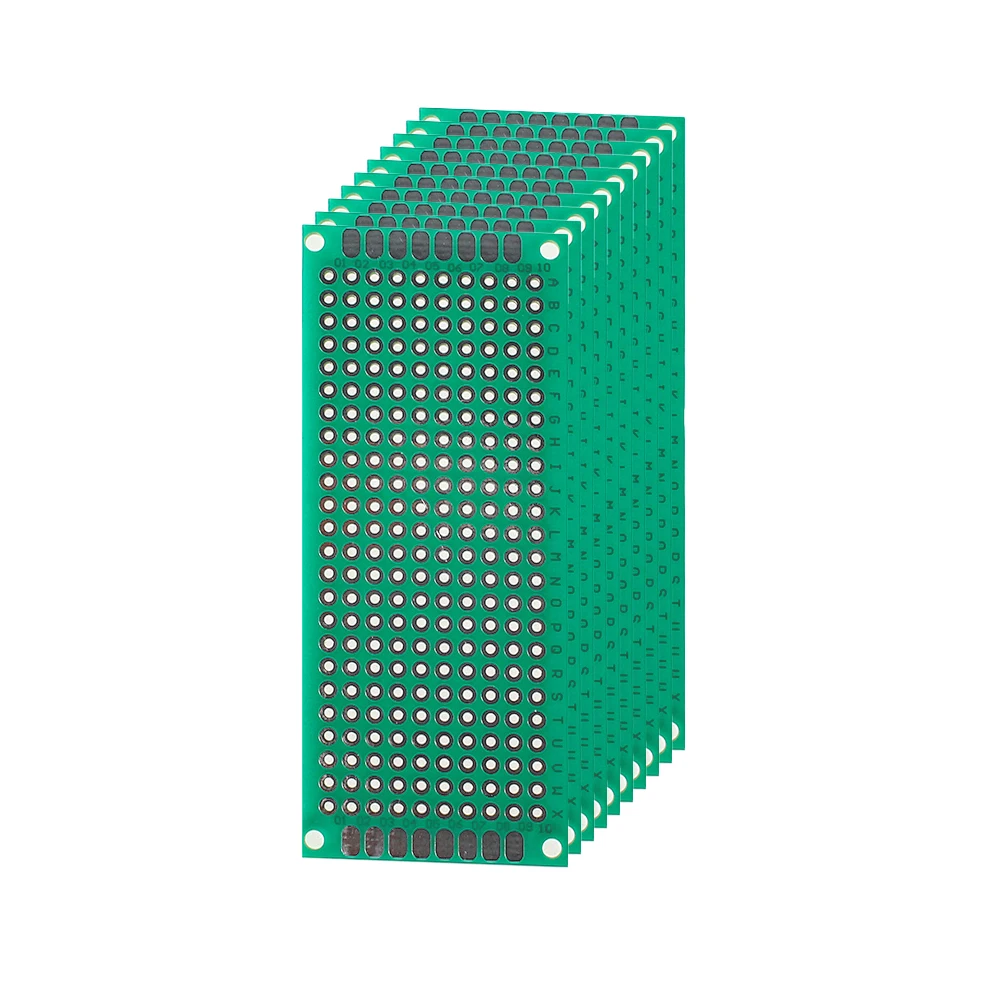 5PCS 3*7CM PCB Board Único Lado Protótipo Placa Verde Universal Circuit Boards DIY Kit Eletrônico para Arduino