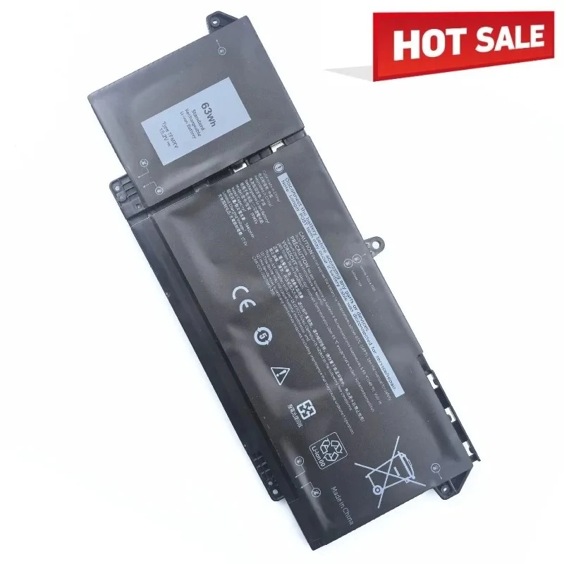 New Laptop Battery 7FMXV for DELL Latitude 5320 7320 7420 7520 Series 15.2V 3941mAh 63Wh Long Endurance Lithium Battery